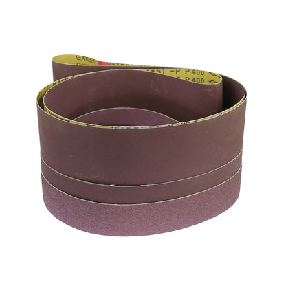 10 pieces 1220/2000 * 50/75/100/150mm Abrasive Sanding Belts Wood Soft Metal Grinding