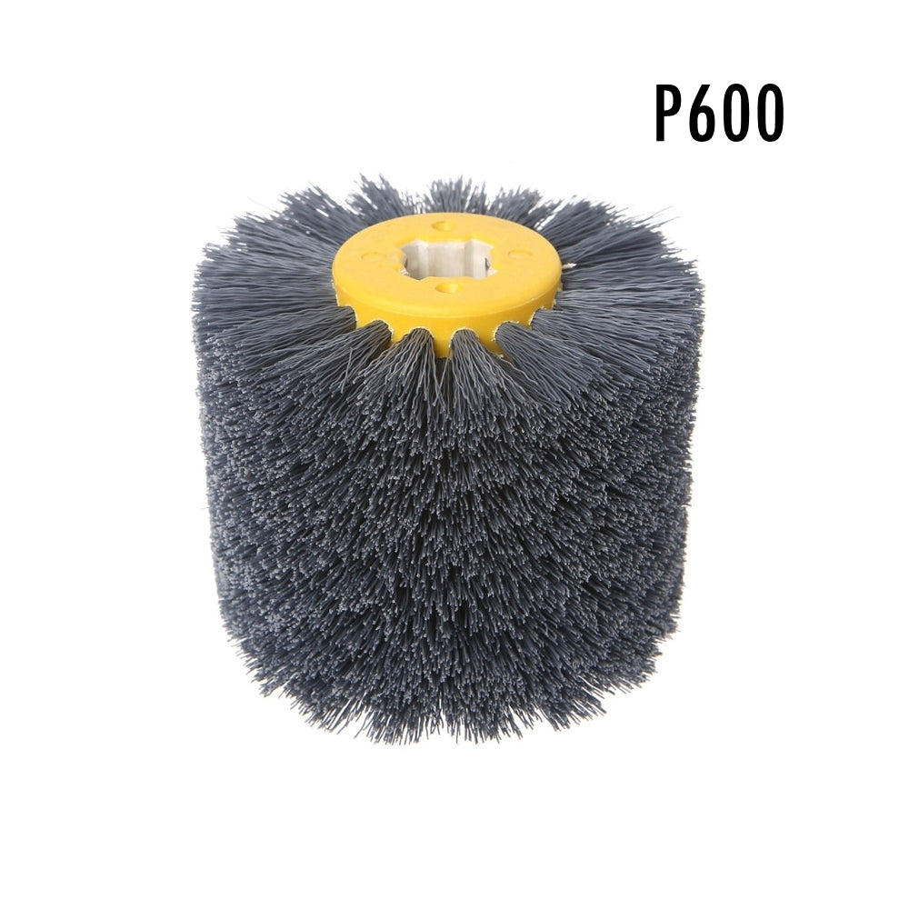 1 pc 120*100*19mm Nylon Abrasive Wire DuPont Drum Polishing Wheel Woodworking Electric Brush Angle Grinder Adapter