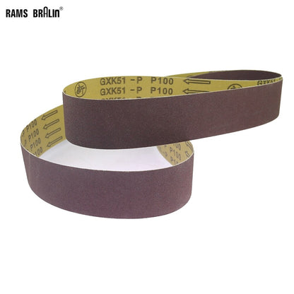 10 pcs 610/915/1220/1600/1829/2000mm A/O Sanding Belt for Metal Polishing Belt Grinder Accessories