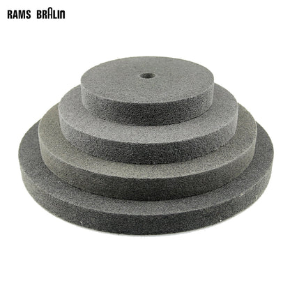 1 pieces 150/200/250/300mm * 25mm Nylon Fiber Polishing Wheel Non-woven Unitized Wheel