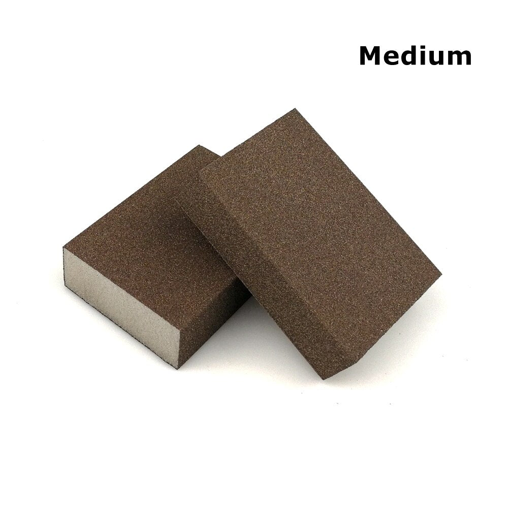 20 pieces Sanding Sponge Block Abrasive Foam Pad for Wood Wall Kitchen Cleaning Hand Grinding