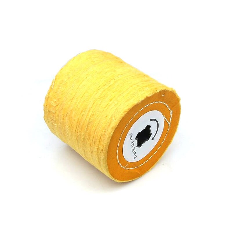 1 piece 120x100x19mm Cotton Cloth Polishing Buffing Wheel Cross Lock Hand Held Polisher Tool