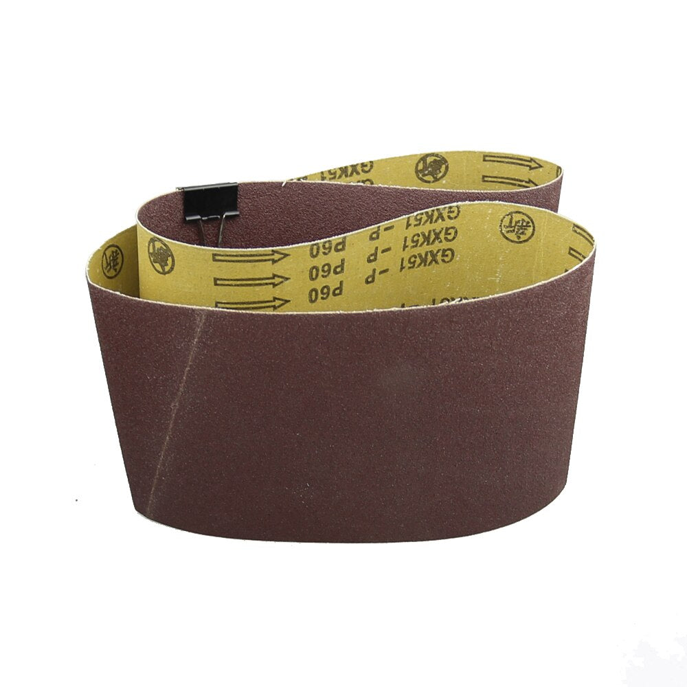 10 pieces 1220/2000 * 50/75/100/150mm Abrasive Sanding Belts Wood Soft Metal Grinding