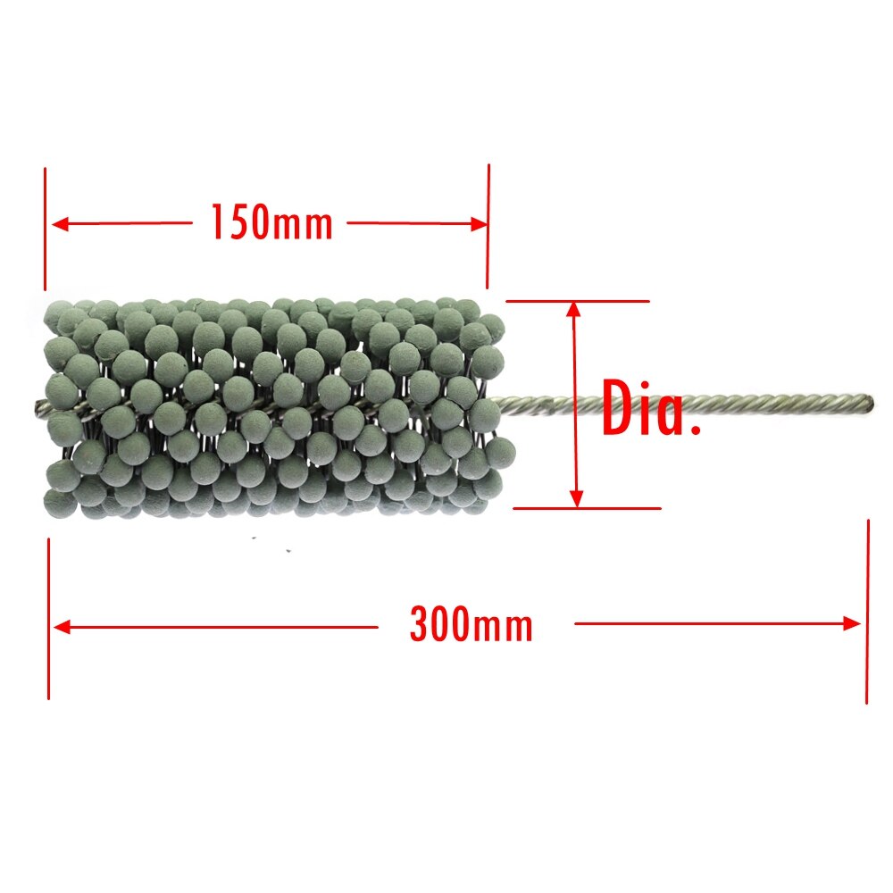 1 piece Dia. 73-150mm Flexible Pipe Tube Polishing Brush for Engine Honing