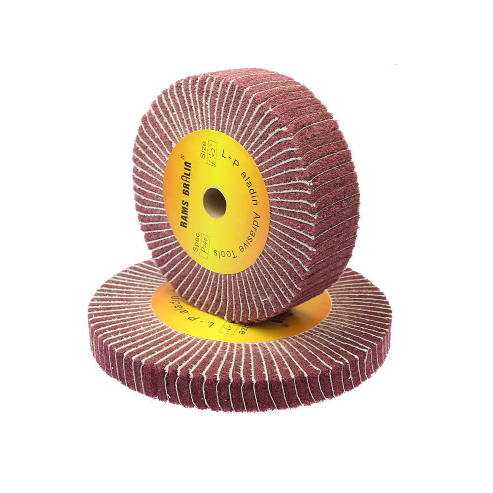 1 piece 100/125/150/200/250/300mm Scotch Brite Mop Polishing Wheel Combi Non-woven Flap Brush