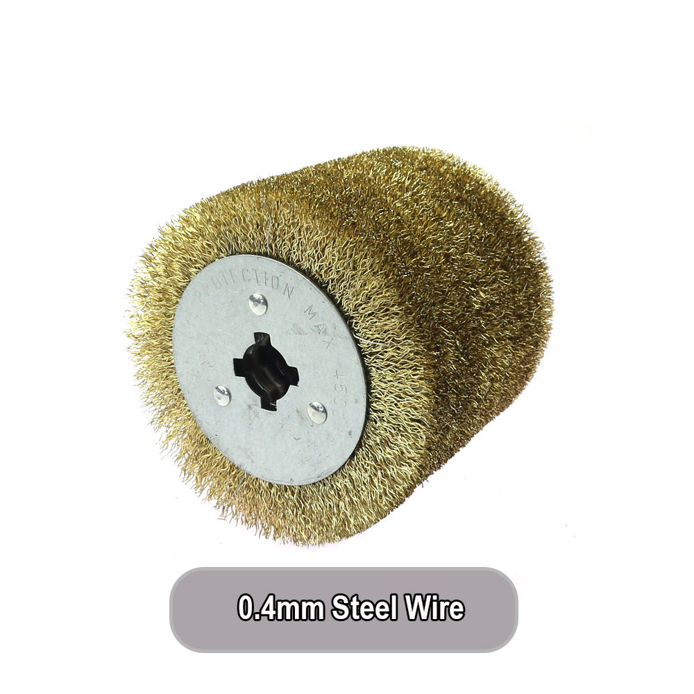 1 piece 120x100x19mm Wire Drawing Wheel Brush Sander Woodworking Polishing Wheels