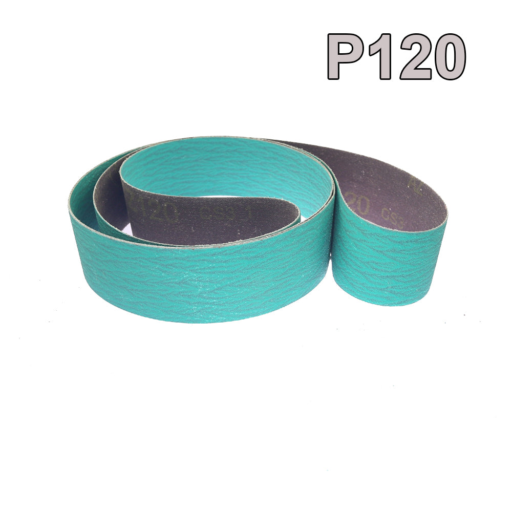 2000x50mm Abrasive Sanding Belts 78.74"x2" Aluminium Zirconia Ceramic Trizact Felt Nylon Polishing Band for Wood Soft Metal Stainless Steel Grinding