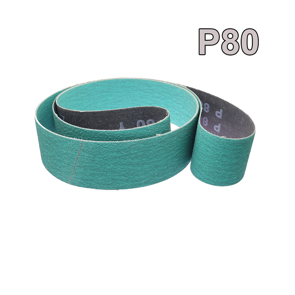 2000x50mm Abrasive Sanding Belts 78.74"x2" Aluminium Zirconia Ceramic Trizact Felt Nylon Polishing Band for Wood Soft Metal Stainless Steel Grinding