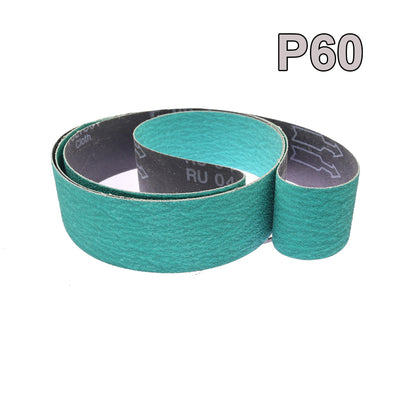 2000x50mm Abrasive Sanding Belts 78.74"x2" Aluminium Zirconia Ceramic Trizact Felt Nylon Polishing Band for Wood Soft Metal Stainless Steel Grinding