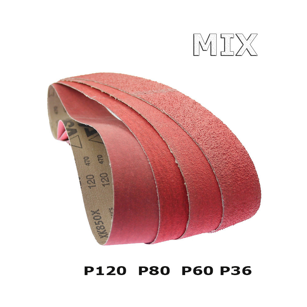 4 pcs VSM XK850X Ceramic Sanding Abrasive Belts for Superhard Steel Grinding