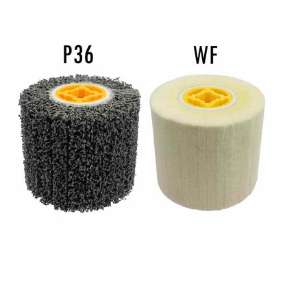 1 piece 110-120x100x19mm Stainless Steel Polishing Wheel Sander Deburring Coarse Grinding Mirror Finish Tool