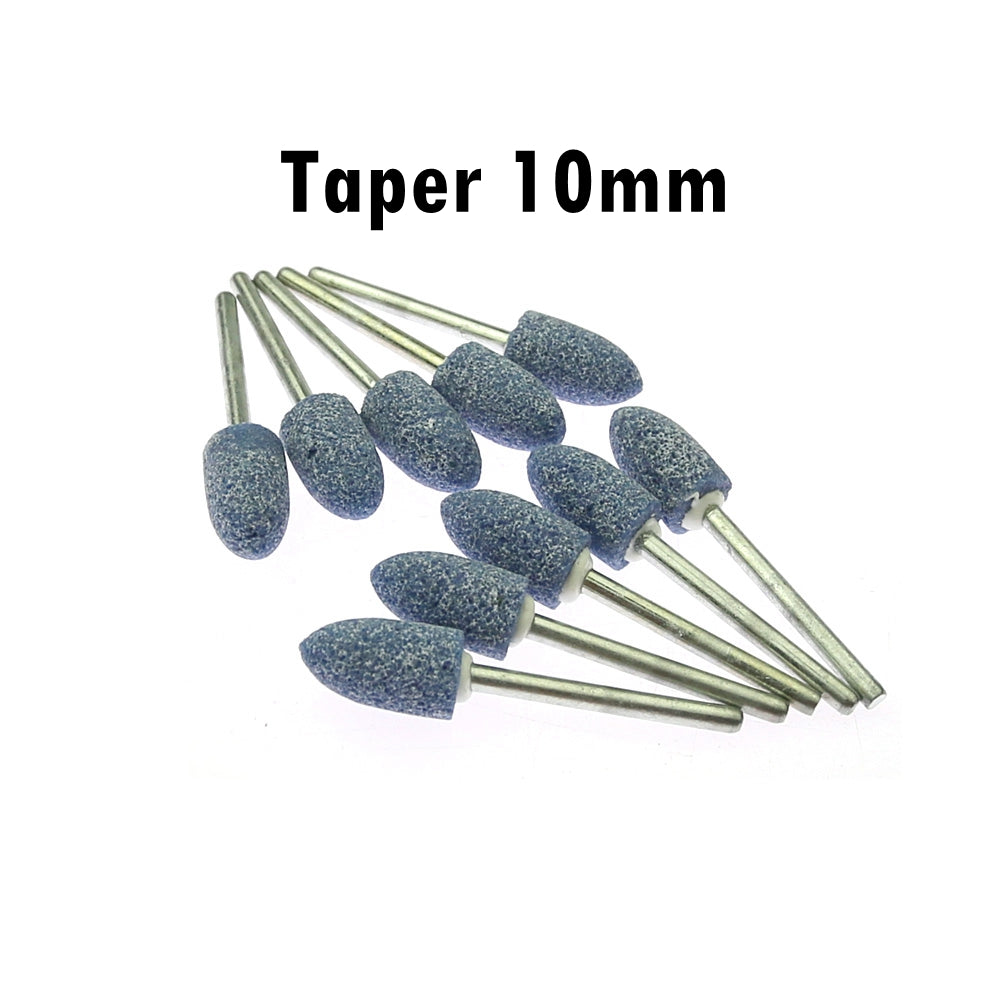 100 pcs/pack 1/8 inch shaft Mounted Ceramic Grinding Head Dremel Die Grinder Polishing Tools