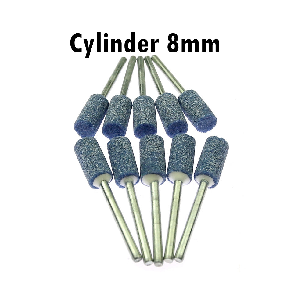 100 pcs/pack 1/8 inch shaft Mounted Ceramic Grinding Head Dremel Die Grinder Polishing Tools